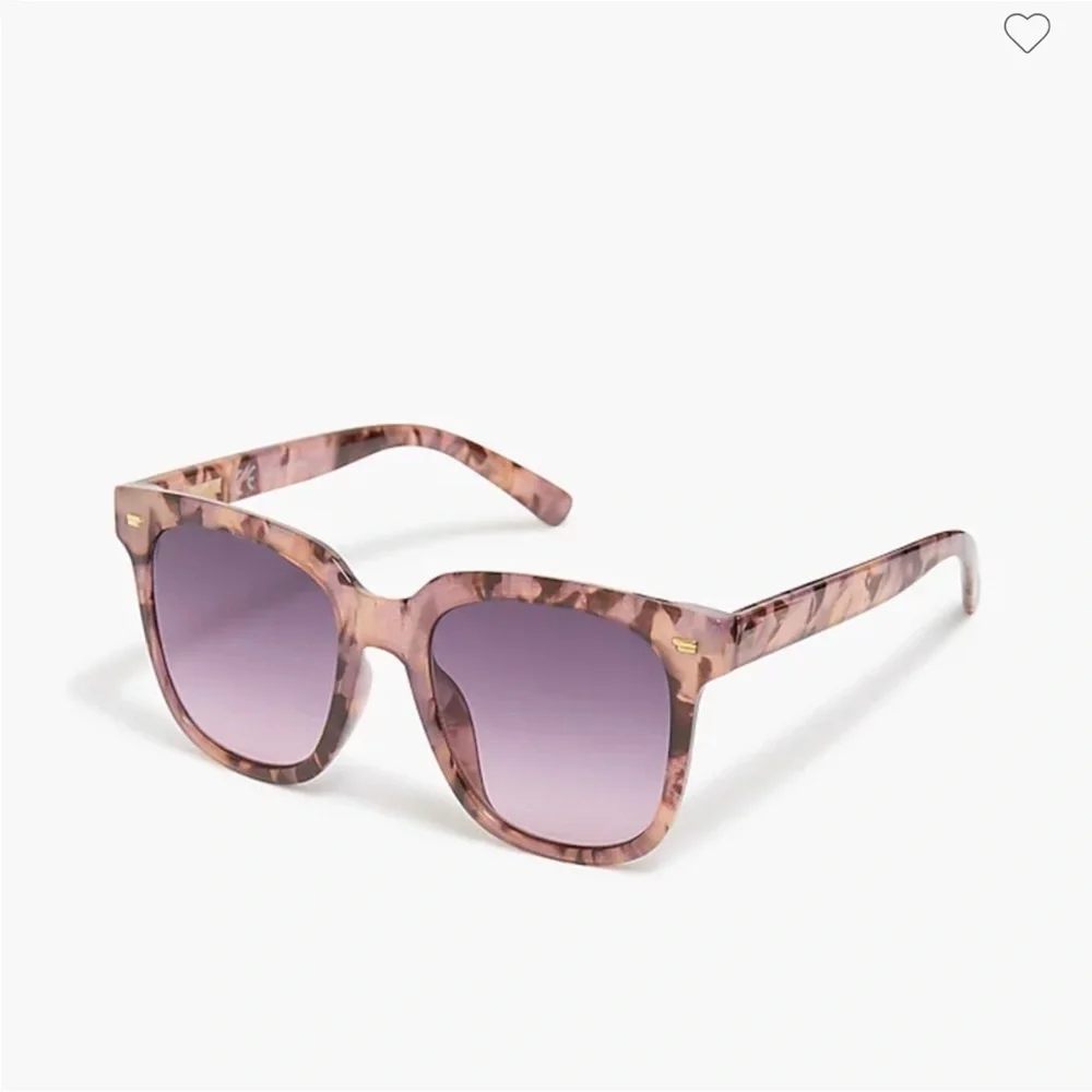 NWT J. Crew D Frame Purple Sunglasses - missing one arm - Picture 1 of 4